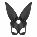 Bedroom Fantasies Bold Bunny Mask czarna maska skorzana regulowana