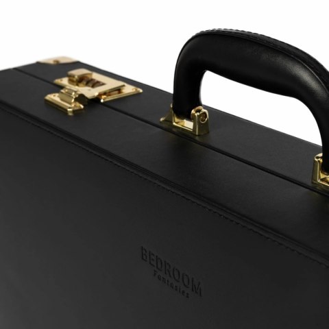 Bedroom Fantasies Zestaw Bondage 11 elementow PU Leather w walizce