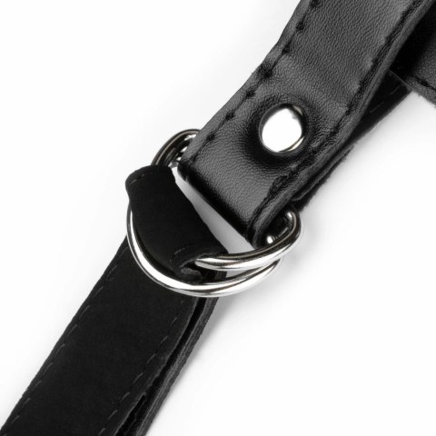 Fetish Collection Zestaw Double Strap-On Czarny Silikon Regulowany