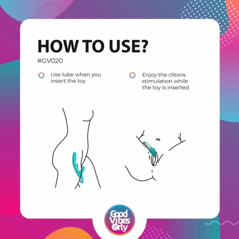 Good Vibes Only Lisa - wielofunkcyjny masażer z systemem pulsacyjnym i stymulatorem punktu G