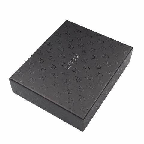 LOCKINK Zestaw Regulowanych Kajdanek na Nadgarstki i Kostki Czarny