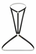 Obsession Strappy Harness Bralette Black - modny biustonosz z paskami