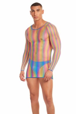 Rene Rofe Pride Drip komplet męski dwuczęściowy kolorowy S/M