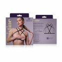 Strappy Fia Harness Bralette czarny - regulowany biustonosz z paskow