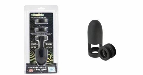 Viballdo Viballdo Black - System wibrujący, dłuższy, regulowany rozmiar