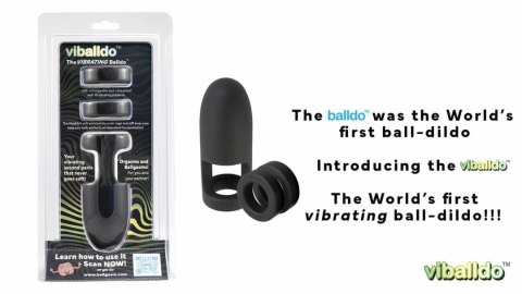 Viballdo Viballdo Black - System wibrujący, dłuższy, regulowany rozmiar