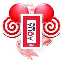 AQUA Travel Lollipop - Lubrykant wodny o smaku lizaka, 6 ml, podrożny
