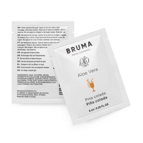 BRUMA Aloe Vera Gel Sliding Pina Colada 6ml - nawilżający żel wodny