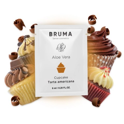 BRUMA Aloe Vera Żel nawilżający Cupcake 6ml - smakowy, formuła wodna