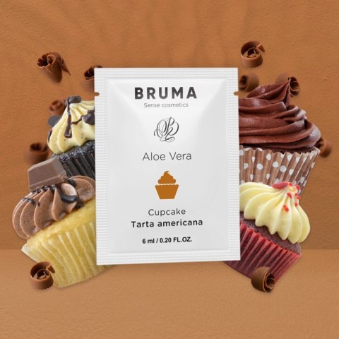 BRUMA Aloe Vera Żel nawilżający Cupcake 6ml - smakowy, formuła wodna