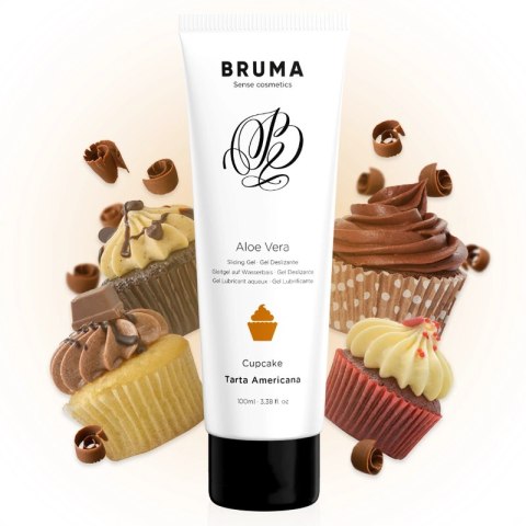 BRUMA Aloe Vera Żel nawilżający o smaku cupcake 100ml wodny