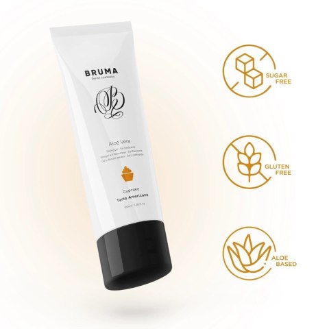 BRUMA Aloe Vera Żel nawilżający o smaku cupcake 100ml wodny