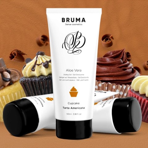 BRUMA Aloe Vera Żel nawilżający o smaku cupcake 100ml wodny