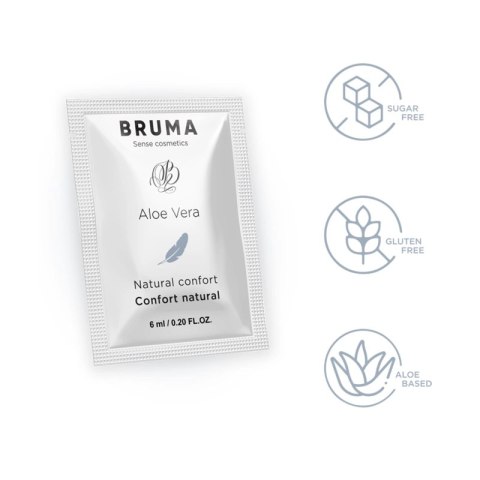 BRUMA Aloe Vera żel nawilżający intymny 6 ml - naturalny komfort