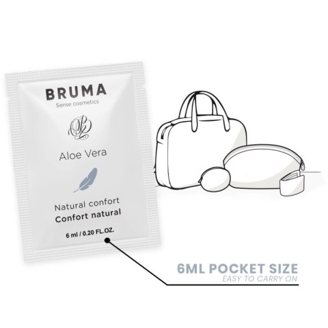 BRUMA Aloe Vera żel nawilżający intymny 6 ml - naturalny komfort