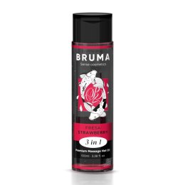 BRUMA Premium Olejek do Masażu 3w1 Truskawka Heat Effect 100ml