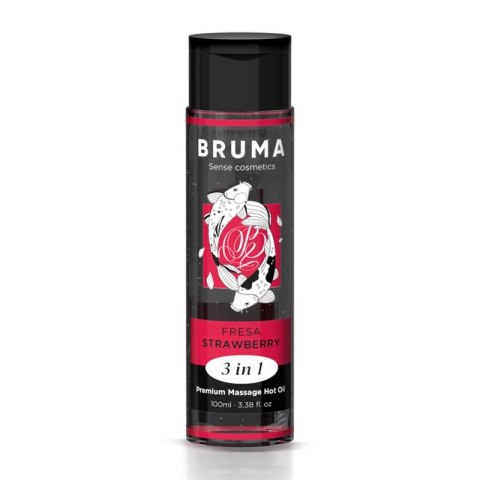 BRUMA Premium Olejek do Masażu 3w1 Truskawka Heat Effect 100ml
