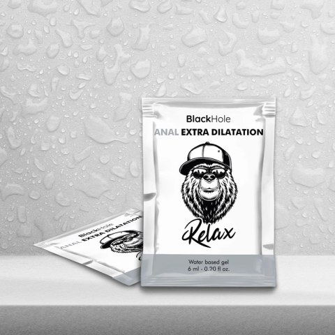 Black Hole Żel Rozluźniający na Bazie Wody 6 ml Bezzapachowy Jednorazowy