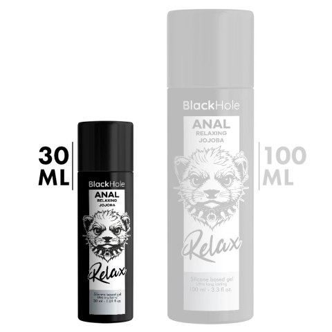 Black Hole żel silikonowy relaksujący, do nawilżania, 30 ml