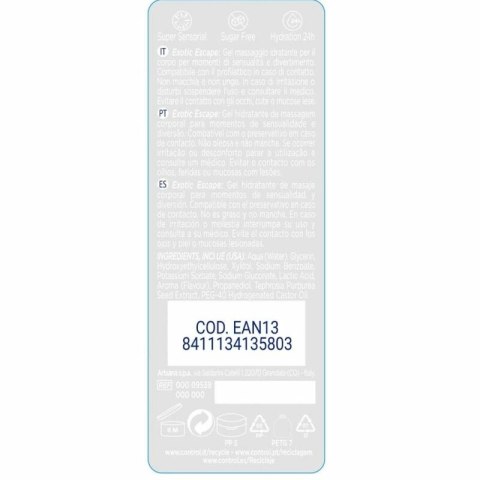 CONTROL Żel do masażu 2 w 1 Exotic Touch 200 ml bez parabenow