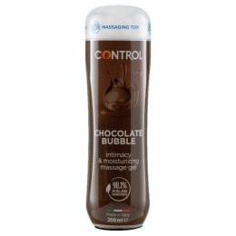 CONTROL Żel do masażu 3w1 Bubble Chocolate 200ml z kulkami, czekolada
