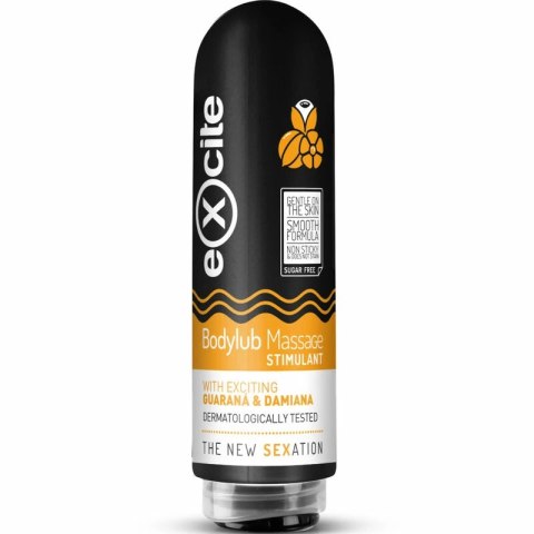 EXCITE Bodylub żel do masażu z guaraną i damianą 200ml bez cukru
