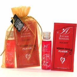 Extase Sensual Set Nuits d'Amour - Zestaw podrożny z olejkiem truskawkowym