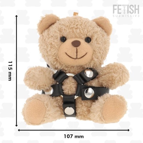 Fetish Submissive Bongo Teddy Bear Model 4 - kolekcjonerski pluszak z uprzężą