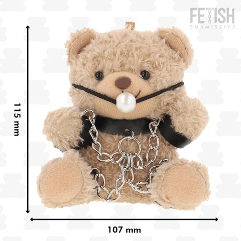 Fetish Submissive Fozzie Teddy Bear Model 3 - Pluszowa Zawieszka Kolekcjonerska