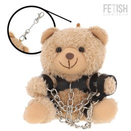 Fetish Submissive Yogi Teddy Bear - designerski miś z kolekcji z zawieszką
