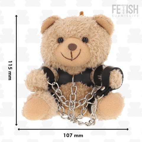 Fetish Submissive Yogi Teddy Bear - designerski miś z kolekcji z zawieszką