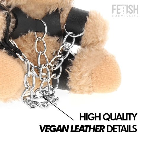 Fetish Submissive Yogi Teddy Bear - designerski miś z kolekcji z zawieszką