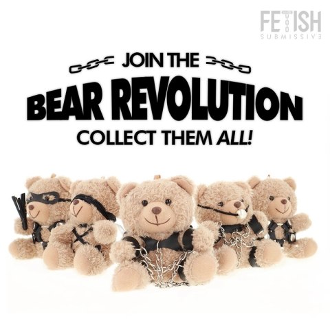 Fetish Submissive Yogi Teddy Bear - designerski miś z kolekcji z zawieszką