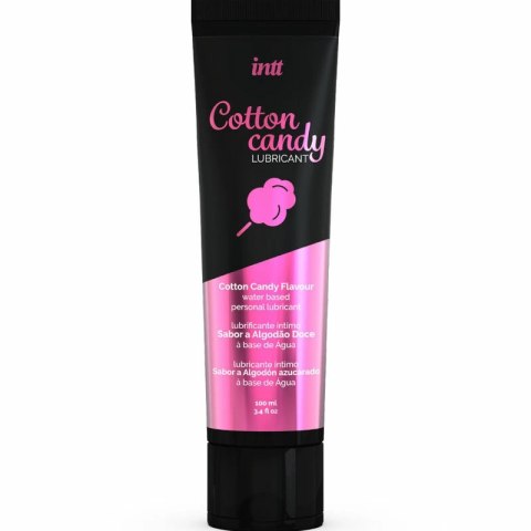 INTT Cotton Candy Lubricant 100ml - wodny żel intymny o słodkim aromacie