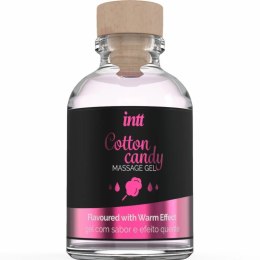 INTT Cotton Candy Żel do masażu rozgrzewający 30 ml słodki aromat