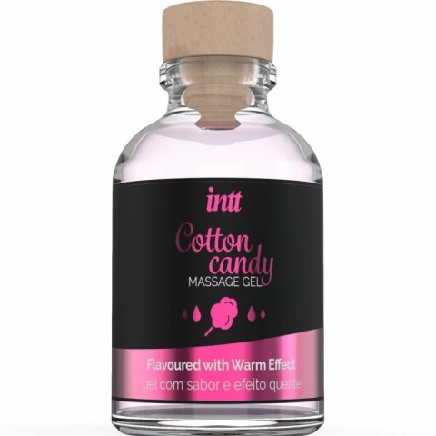 INTT Cotton Candy Żel do masażu rozgrzewający 30 ml słodki aromat