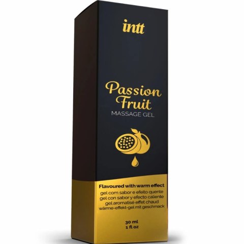 INTT Passion Fruit Żel do masażu 30ml - efekt ciepła, smak marakui