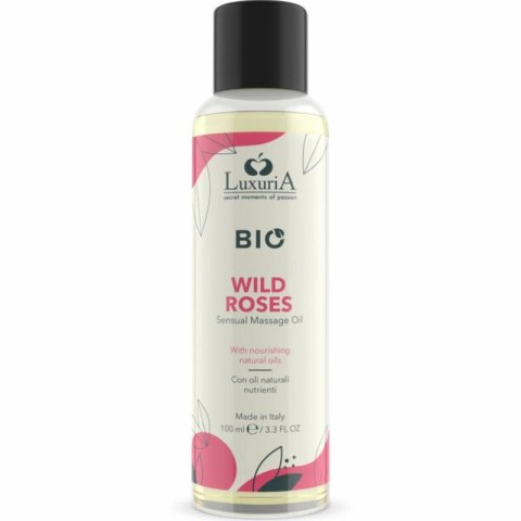 Intimateline Luxuria Bio Olejek do Masażu Dzika Roża 100ml Naturalny