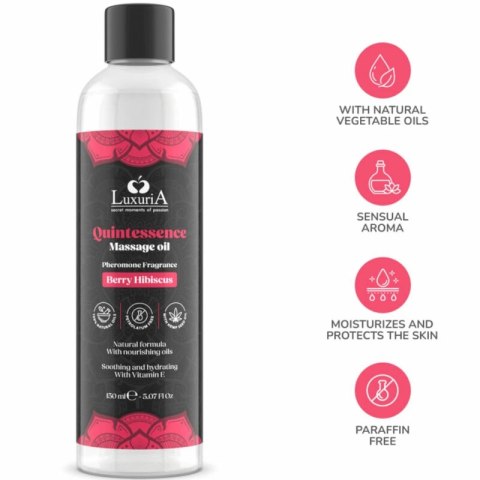 Intimateline Luxuria Olejek do Masażu Berry 150ml - Naturalny, Nawilżający