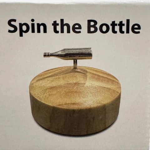 Kheper Games Spin the Bottle - Gra imprezowa z metalową butelką