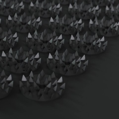 LELO Mata do Masażu Akupresuryjna Czarna 75x42 cm z Poduszką