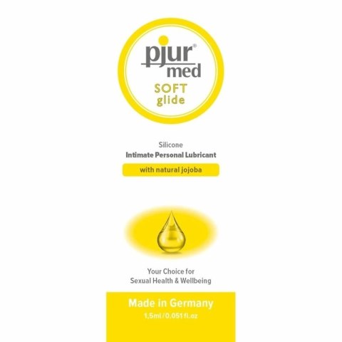 Pjur Med Soft Glide silikonowy lubrykant z jojobą 1,5 ml