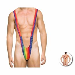 Pride Męskie Trikini Tęczowa Flaga Kolorowy Stroj Imprezowy L/XL