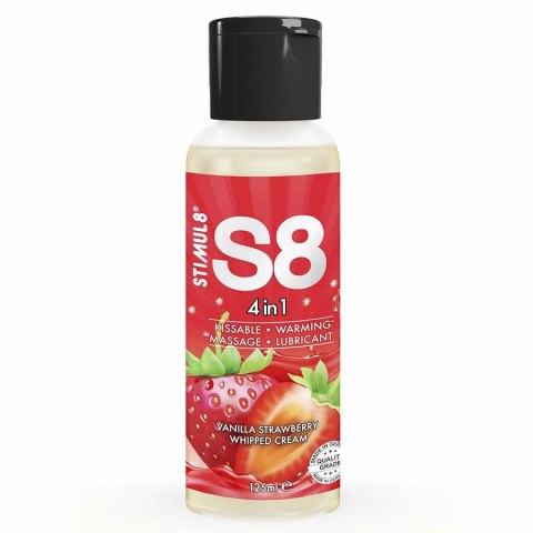 S8 4w1 Lubrykant Deserowy Truskawkowy 125 ml - formuła rozgrzewająca