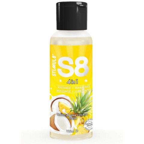 S8 4w1 Żel intymny Pina Colada 125ml - nawilżający, jadalny, rozgrzewający