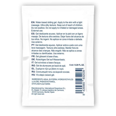 Waterfeel Neutralny Żel Poślizgowy na Bazie Wody 6 ml, Bezbarwny