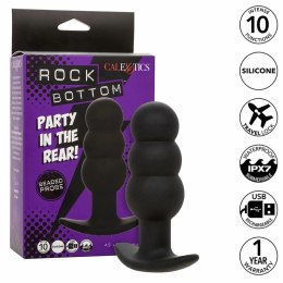 CalExotics Rock Bottom Beaded czarna sonda analna 10 trybow silikon USB