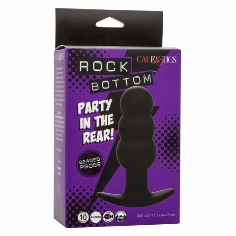 CalExotics Rock Bottom Beaded czarna sonda analna 10 trybow silikon USB