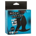 CalExotics Rock Bottom Perfect Plug 10 Trybow Wibracji Czarny Silikon