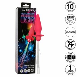 CalExotics Southern Lights sonda analna LED 10 trybow silikon rożowy
